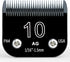 10 Blades Pet Grooming Blades Compatible with Andis/wahl/Oster Dog Clippers, Detachable Clipper Replacement Blade,Black,Size 10 Blade 1/16", Made ...