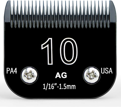 Detachable Steel Pet Dog Clipper Blades, Size-10, Compatible with Andis Cutting Length 1/16"...