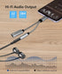 Samsung Galaxy S24 Headphone Adapter, USB C to AUX Mic Jack with PD 60W Fast Charging for Stereo, Earphones, Compatible with Samsung Galaxy S24/S2...