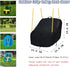 black baby swing cover,suitable for Little Tikes/Step2 baby swings, outdoor Toddler swing seat dust cover...