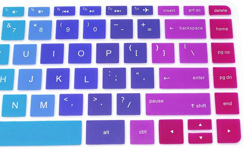 YYubao Silicone Keyboard Skin Compatible with 14" HP Pavilion 14-ab 14-ac 14-ad 14-an, HP Stream 14-ax, HP Envy 14-j0 Series, 14-ab010 14-ab166us ...