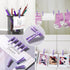 60 Baby Shower Clothespin Games Mini Clothes Pins 1.4 inch for Party Decorations(Purple)...
