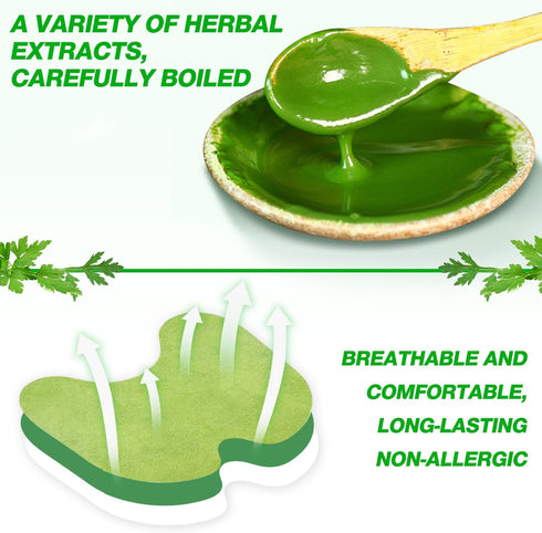 Natural Knee Patch, Long Lasting Relief of Joint Uncomfortable Wormwood Extract Sticker, Knee Patches (24)...