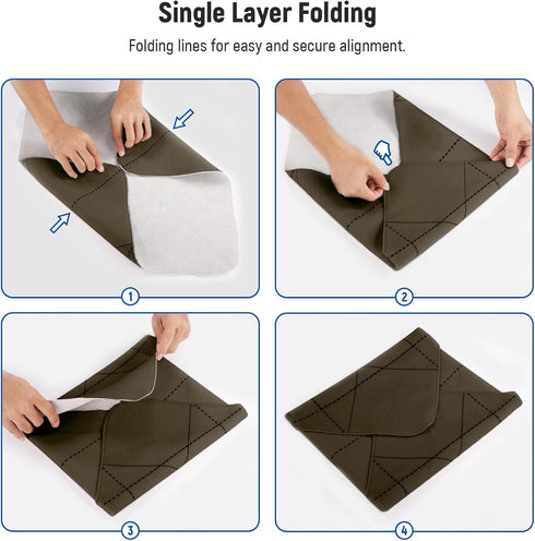 Neewer Camera Lens Wrap Foldable Camera Lens Bag Insert, 18.5"x18.5"/47x47cm Self Adhesive Magic Cloth Protective Anti Scratch Camera Sleeve Wrapp...