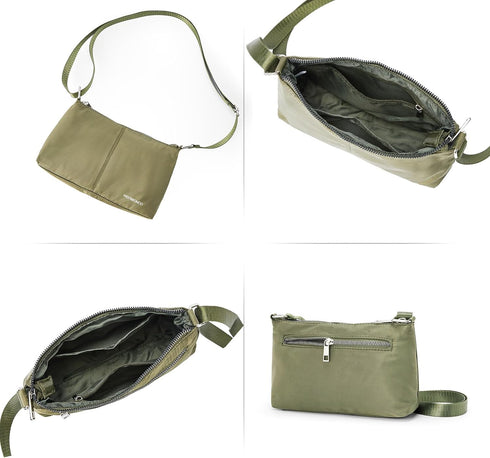 WESTBRONCO Crossbody Bag for Women Vegan Leather Wallet Purses Satchel Shoulder Bags Small Size...
