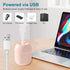 Portable Small Humidifier, USB Personal Desktop Humidifier for Car, Office Room, Bedroom, Auto Shut-Off, 2 Mist Modes, Super Quiet(220ml, Pink)...