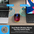 HOTLIFE Bluetooth Wireless Mouse, LED Rechargeable Slient Mouse with Dual Modes (Bluetooth 5.1+ USB C) 2.4GHz Computer Wireless Mouse for Laptop, ...