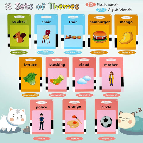 FREE TO FLY Talking Flash Cards Toddler Learning Toys for 2 3 4 5 6 Year Old Girls Boys: Speech Therapy Toys Autism Sensory Toys Preschool Educati...