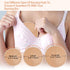 Organic Bamboo Nursing Breast Pads - 10-Pack Reusable Non-Slip Nipple Pads for Breastfeeding New Moms Postpartum Essentials (4.7inch) with Washing...