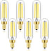 E12 LED Dimmable 8W Equal 100 watt Daylight 4000K T6 T25 E12 Candelabra Bulb for Chandeliers,Ceiling Fan,Pendant,Wall sconces AC120V 800LM e12 Lig...