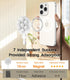 Suction Cup Phone Case Mount, Magnetic Phone Grip Holder with Silicone Loop for iPhone iPhone/Samsung/Google, Hands-Free Cell Phone Holder Mount f...