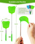 3 pcs Fly Swatter, Fly Swatter Plastic,Telescopic Fly Swatters, Large Bug Swatter That Work for Indoor and Outdoor. (Black Blue Green)...