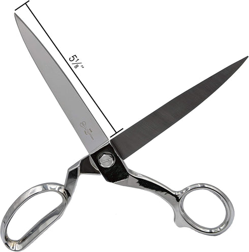 Ultima 10 Inch Dress Maker Scissors – Drop Forged Carbon Steel Dressmaker’s Shears, Chrome Plated with Bent Handles, Made in Italy...