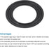 MECCANIXITY Rubber Speaker Foam Edge Surround Rings 3 Inch 47mm x 75mm Perforated Subwoofer Rings Replacement Parts for Speaker Repair or DIY Blac...