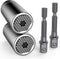 Universal Socket Grip Adapter 4 PCS | Multi Functional Sockets Set Ratchet Power Drill Bit Wrench 1/4"-3/4" (7mm-19mm) Professional Repair Tools G...