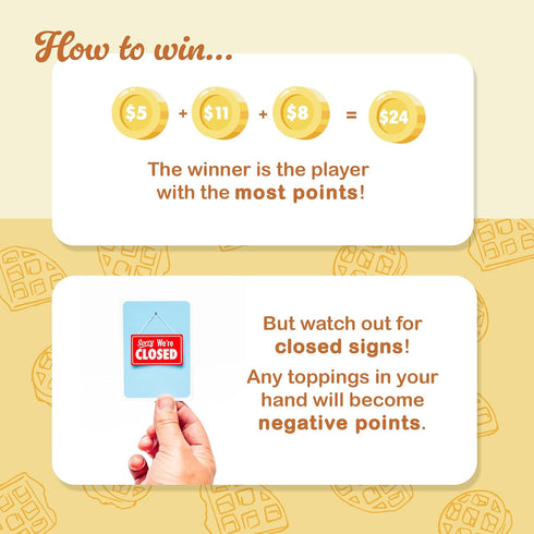Top Waffle Card Game - Beautifully Delicious Game for Kids, Teens, Adults, and Family Game Night - Great Gift for Ages 7+, 2-6 Players, 30-45 Minu...