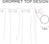 Madison Park Cecily Semi Sheer SINGLE Panel Window Curtain Burnout Botanical Print, Easy To Hang, Fits up to 1.25" Diameter Rod, 50x84", Leaves Ma...