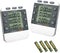 Photect 2 Pieces Digital Dual Kitchen Timer 3 Channels Count UP/Down Timer Cooking Timer with Magnetic Back Loud Alarm Large Display Countdown Tim...