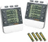 Photect 2 Pieces Digital Dual Kitchen Timer 3 Channels Count UP/Down Timer Cooking Timer with Magnetic Back Loud Alarm Large Display Countdown Tim...