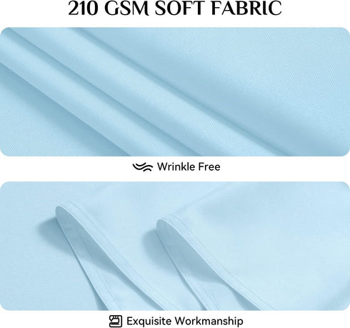 Softalker Rectangle Tablecloth, Waterproof & Stain Resistant Square Table Cloths Wrinkle Free Fabric Washable 210GSM Polyester Table Cover for Spr...