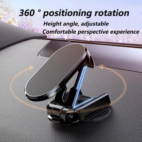Car Phone Holde, Magnetic Phone Mount for Car, Car Phone Mount 360 ° Dashboard Phone Holder Compatible with Smartphones Such as iPhone,Xiaomi,Redm...