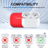 AirPods Pro Case Cover, Military Grade Anti-Fall Soft Silicone Shock-Absorbing Protective AirPods Pro 2nd/1st Generation Case with Keychain and Cl...