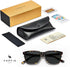 CARFIA Acetate Polarized Sunglasses for Women Small Face - AntiGlare UV400 Protection CA5354...