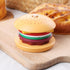 MCPINKY Wooden Stacking Toys, Montessori Toys for Kids Burger Stacking Toys Educational Preschool Learning Toys for Boys Girls Birthday Gifts...