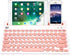 Dual Channel Multi-Device Universal Cute Wireless Bluetooth Keyboard Portable Slim with 20m Connection Distance for Tablet Smart Phone PC Windows ...