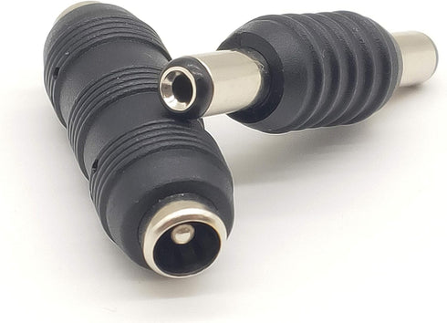 5.5mm X 2.1mm DC Power Adapter, (2 Pairs) DC Power 5.5mm x 2.1mm Female to Female Coupler, Male to Male Coupler LED/CCTV Camera...
