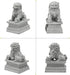 Asian Foo Dogs Lion Stone Statue,Pet Fish Tank Decor Mini Aquarium Decoration,Landscape Ornaments Accessories (Large)...