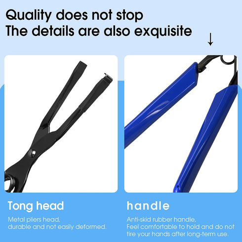 Optical Fiber Pliers Flange Fiber Optic Flange Clamp Efficient Fiber Connector Insertion and Removal Tool Fiber Flange Long Nose Pliers for SC and...