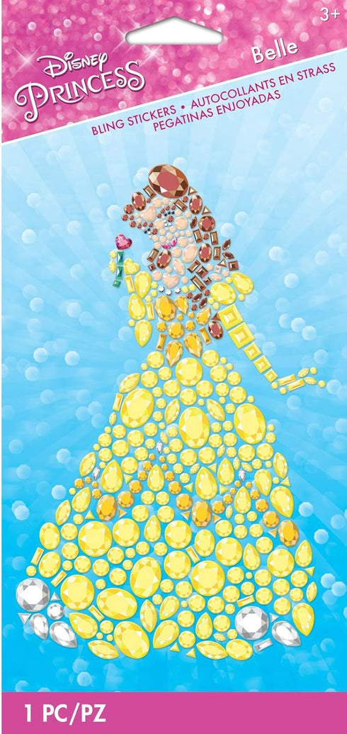 Sticko Disney Bling Embellishments-Belle, Multi...