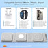 Wireless Charger 3 in 1, Magnetic Travel Wireless Charging Station Multiple Devices Foldable Charger for Travel, 3 in 1 Charging Station for Apple...