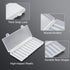 PNGKNYOCN AA Battery Storage Case?Portable Transparent Plastic Battery Case Holds 10 AA batteries for Travelling/Home/Office/Garage?2-pack?...