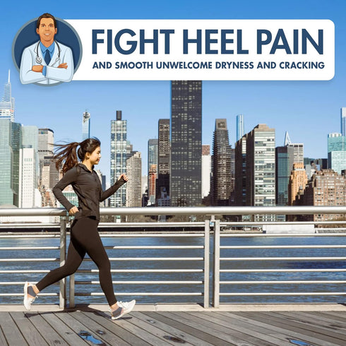 Dr. Frederick’s Original Neoprene Heel Guards - 2ct. - Heel Cups for Heel Pain Relief - Cracked Heels, Heel Spurs - Heel Pads for Plantar Fasciiti...