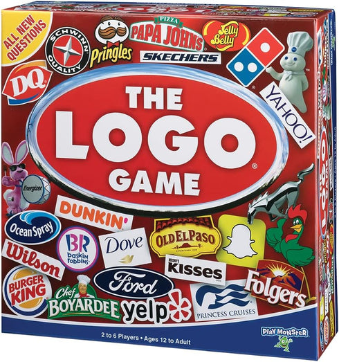The Logo Game - The Game of Things You Know and Love! - Fun Party Game - Ages 12+ - 2-6 Players...