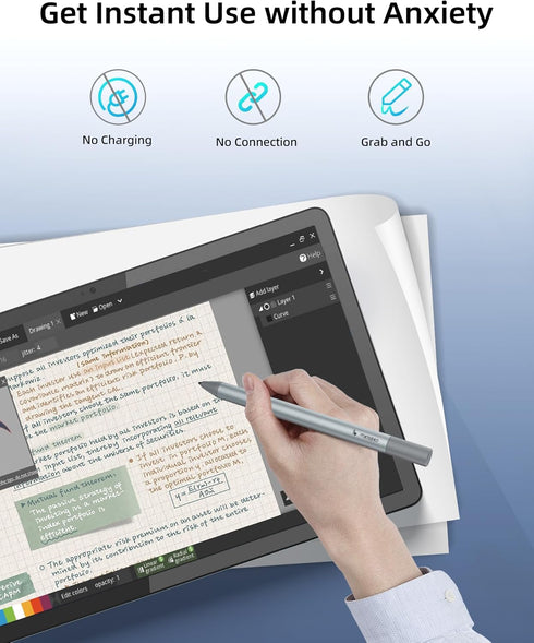 Metapen USI Stylus Pen G1 Air for Chromebook (AAAA Batteries, 4096 Finest Control, Smooth Writing) Perfect for ASUS Flip CX5/CM3, HP x360 12b, Len...