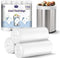 Small Trash Bags 4 Gallon - 108 Count Leakage-Proof 4 Gallon Trash Bag, Small Garbage Bags for Office Bedroom Bathroom Trash Bags, Unscented White...
