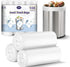 Small Trash Bags 4 Gallon - 108 Count Leakage-Proof 4 Gallon Trash Bag, Small Garbage Bags for Office Bedroom Bathroom Trash Bags, Unscented White...