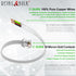 (3 Pack) 12 Inches Short Telephone Cable RJ11 Premium Quality, 6P4C Phone Line Cord (1 Foot, White)...