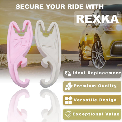 Rexka 20pcs Door Lock Pawl Lever Retainer for Ford Pickups F Series Ranger Explorer Lincoln Mercury Taurus Thunderbird Sable Cougar F3LY-6321971-A...