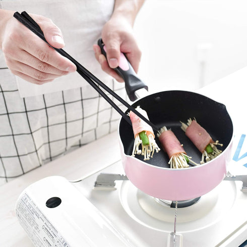 Chopsticks10 Pairs Reusable Fiberglass Chopsticks Non-Slip Chopsticks Beginners Chopsticks Dishwasher Safe for Chinese style Japanese Food Cooking...