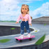 ZITA ELEMENT 18 Inch Girl Doll Scooter Skateboard Clothes and Accessories - 18 Inch Doll Clothes Set Sport Shoes Scooter and Other Outdoor Sport S...