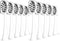 Replacement Toothbrush Heads Compatible with Gleem Electric Toothbrush, W Shape Design Planted with Nylon Bristle Black 10 Pack (White)...