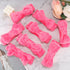 Ondder Spa Headband for Washing Face 8 Pack Rose Red Skincare Headbands for Women Girls Terry Cloth Cute Bow Head Bands...