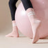 Yoga Pilates Socks with Grips for Women, Non Slip Grips Cotton Socks for Barre, Ballet, Dance, Workouts...