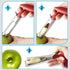 Apple Cutter Slicer & Corer Kit - 12-Blade Apple Slicer & Corer, Includes 3 Premium Stainless Steel Fruit Forks...