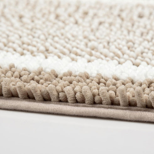 MILVOWOC Bath Mats for Bathroom Luxury Chenille Shaggy Bath Rugs Non Skid Soft Shaggy Rugs Bath Carpet Machine Wash/Dry for Tub, Shower and Bath R...