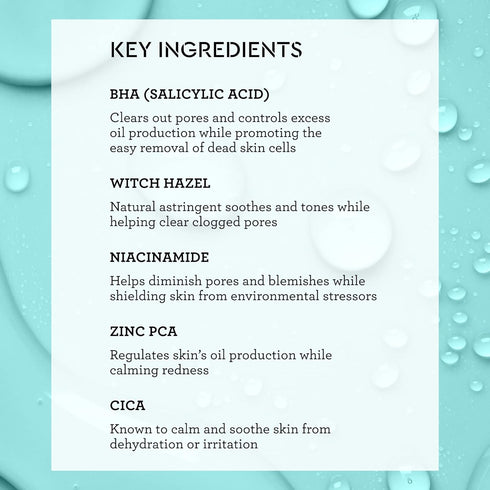 Bliss Clear Genius Clarifying Toner + Serum - 4.3 Fl Oz - Purifies Pores, Tones, Calms & Clears Skin - Salicylic Acid, Niacinamide & Witch Hazel -...